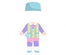 사탕가게 남자 직원 합성이미지