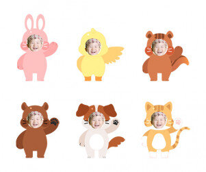 동물 합성이미지