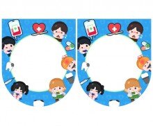 [개별도안] 즐거운 병원놀이 가랜드