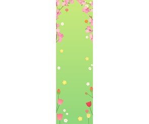 꽃길만 걸어요 세로 배너(문구없음)
