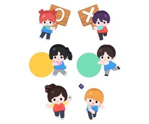 운동회 하는 아이