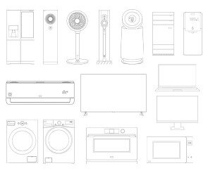 전자제품 색칠 모음