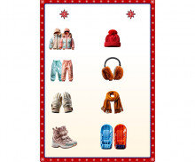 눈썰매장 메뉴판(문구없음)