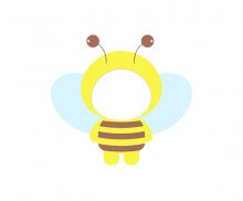 꿀벌 합성이미지