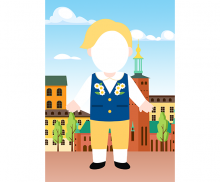 스웨덴 배경 합성이미지