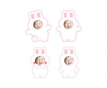 토끼 합성이미지