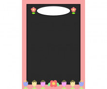 봄옷 가게 메뉴판