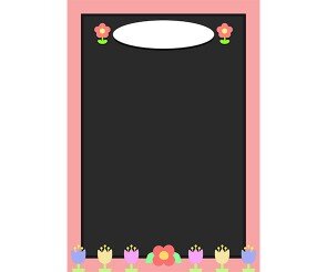 봄옷 가게 메뉴판