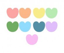 [개별도안] 우리 가족을 소개해요 가랜드(하트)