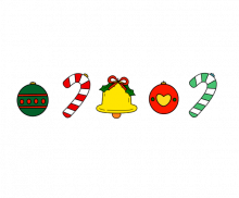 크리스마스 트리장식 5종