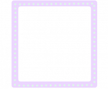 연보라 별 정사각 테두리