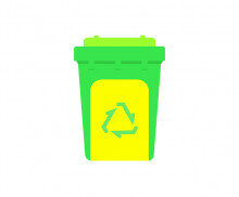 재활용 쓰레기통