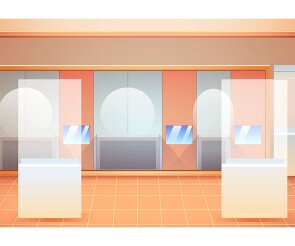 박물관 배경(전시품 없음)