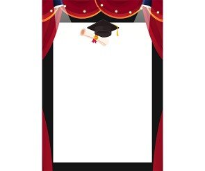 졸업 무대 탬플릿
