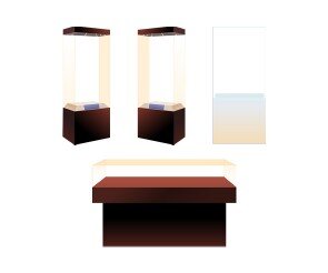 박물관 전시대(전시품 없는)