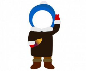 군고구마 먹는 아이 합성이미지