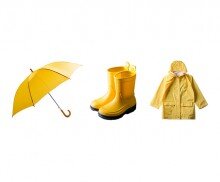 여름 용품(우비,장화,우산)