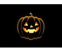 할로윈 검정 잭오랜턴(호박) 배경