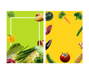 채소가게 광고 포스터(문구없음)