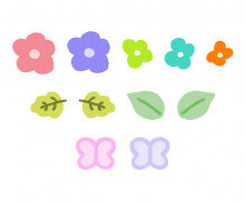 꽃,잎사귀,나비