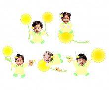 민들레 요정 합성이미지