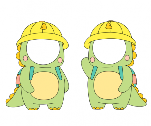 공룡 합성이미지 (2인용)