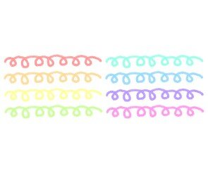 크레파스 선(꼬불)(파스텔)