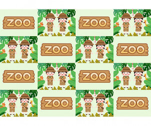 동물원 ZOO 포토월 만들기2