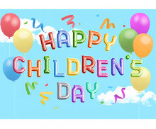 HAPPY CHILDRENS DAY 풍선 배경