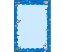 바다 물고기 배경