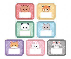 동물 이름표(큰사각)