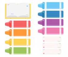 오늘일과표(크레파스)(문구없음)