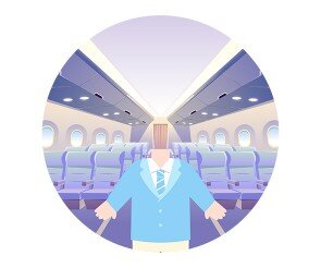 승무원 합성 라벨