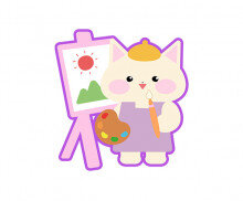그림 그리는 고양이