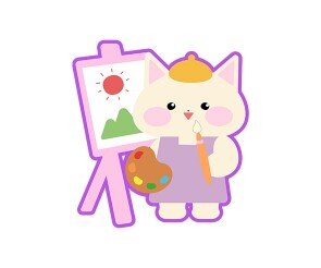 그림 그리는 고양이
