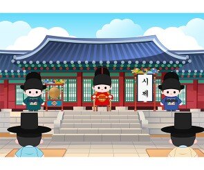 과거시험장 배경(장원급제)