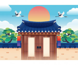 입춘대길 만사형통 배경(문구없음)