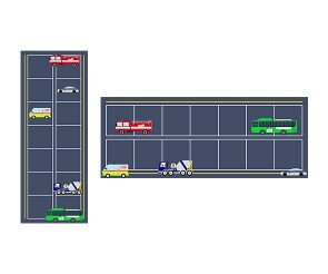 도움을 주는 교통기관 원고지 레터링(문구없음)