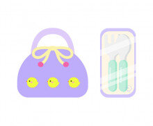 도시락 가방,수저통