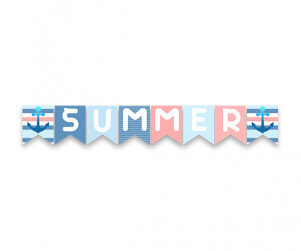 SUMMER 줄무늬 가랜드