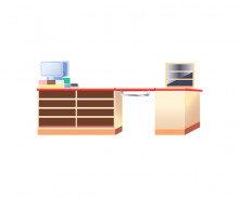 편의점 계산대 (상품없음)