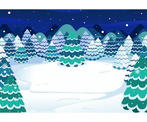 겨울 나무 배경