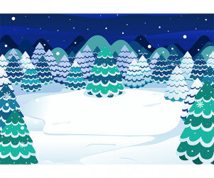 겨울 나무 배경