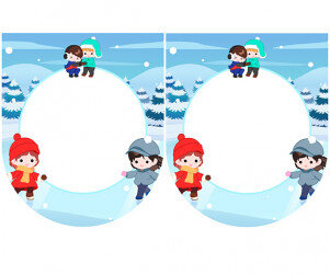 [개별도안] 신나는 스케이트 놀이 가랜드