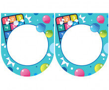 [개별도안] 물풍선 맞추기 가랜드