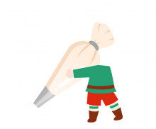 케이크 요정 합성이미지