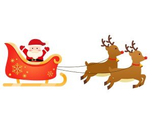 썰매 끄는 루돌프