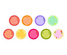 탕후루 라벨 9종(문구없음)