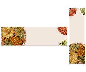 맛있는 전 가게 가로 세로 배너(문구없음)