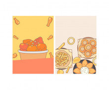 과자파티 포스터(문구없음)